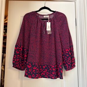 Falling For Leopard Top